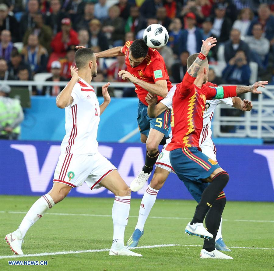 (SP)RUSSIA-KALININGRAD-2018 WORLD CUP-GROUP B-SPAIN VS MOROCCO