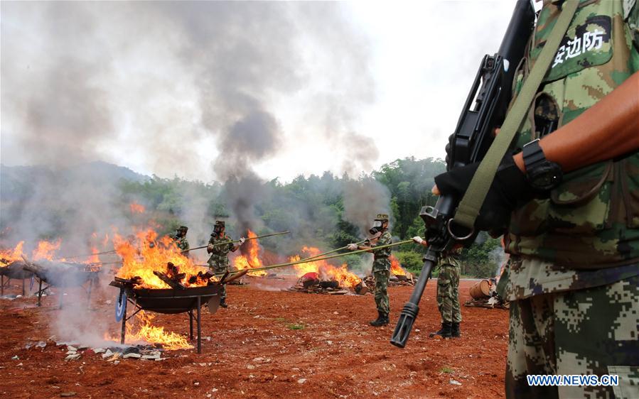 CHINA-YUNNAN-BORDER POLICE-DRUG CONTROL (CN*)