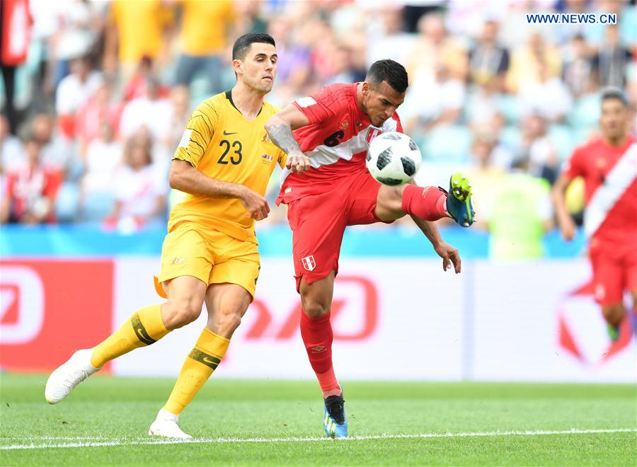 (SP)RUSSIA-SOCHI-2018 WORLD CUP-GROUP C-AUSTRALIA VS PERU