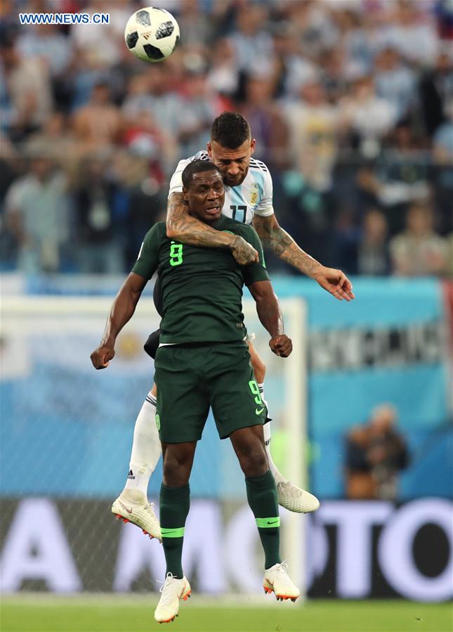 (SP)RUSSIA-SAINT PETERSBURG-2018 WORLD CUP-GROUP D-NIGERIA VS ARGENTINA