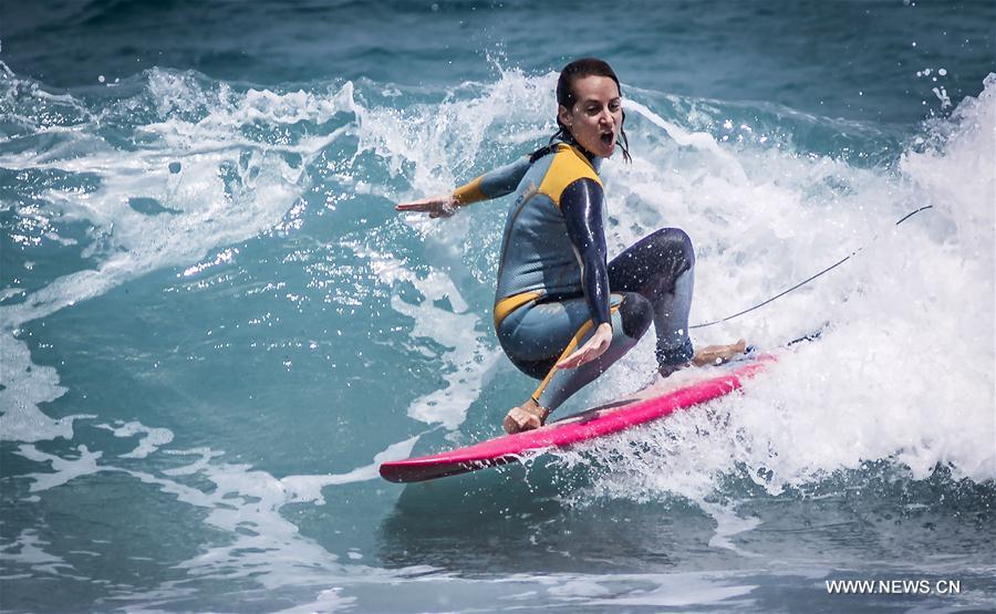 (SP)GREECE-EVIA ISLAND-SURFING