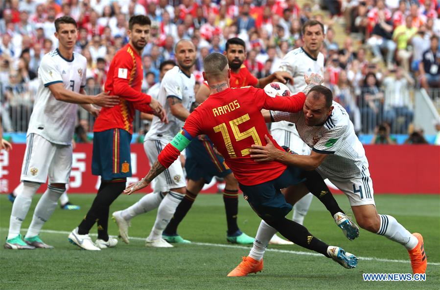 (SP)RUSSIA-MOSCOW-2018 WORLD CUP-ROUND OF 16-SPAIN VS RUSSIA