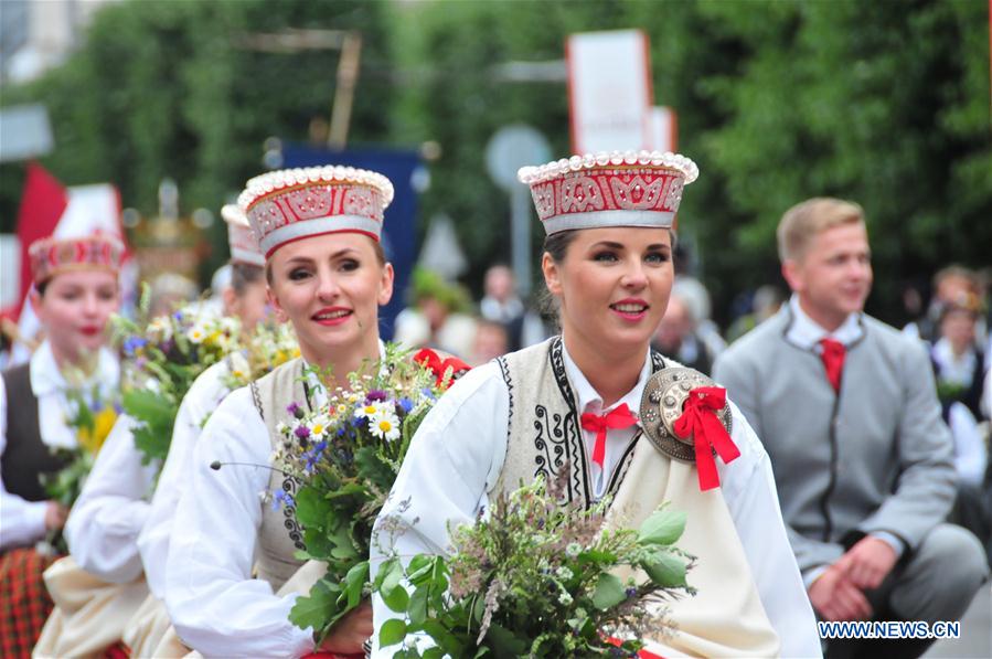 LATVIA-RIGA-SONG AND DANCE FESTIVAL-OPENING