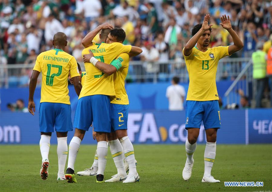 (SP)RUSSIA-SAMARA-2018 WORLD CUP-ROUND OF 16-BRAZIL VS MEXICO