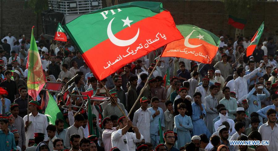 PAKISTAN-CHARSADDA-PTI-ELECTION-CAMPAIGN-RALLY