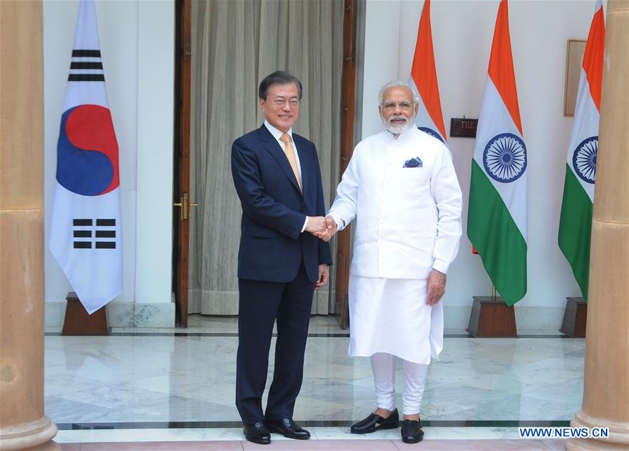 INDIA-NEW DELHI-SOUTH KOREA-DIPLOMACY