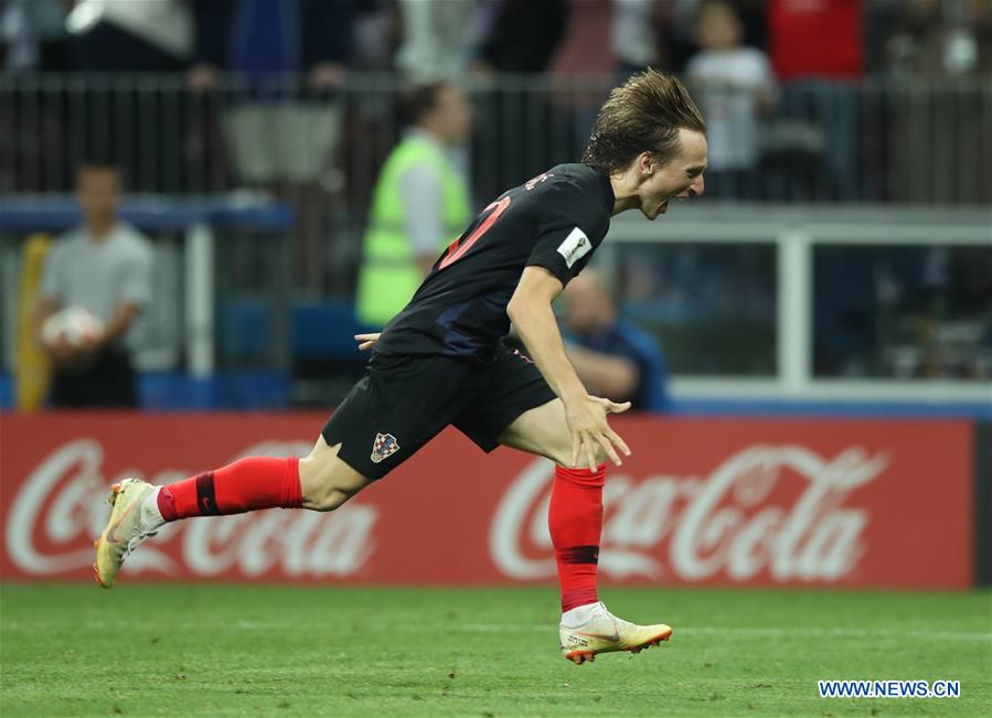 (SP)RUSSIA-MOSCOW-2018 WORLD CUP-SEMIFINAL-ENGLAND VS CROATIA