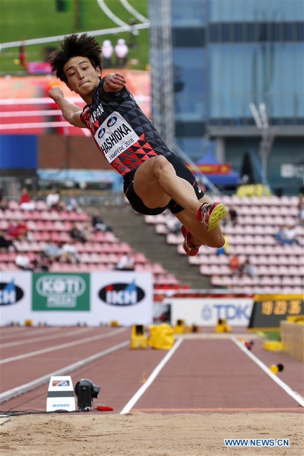 (SP)FINLAND-TAMPERE-TRACK AND FIELD-IAAF WORLD U20