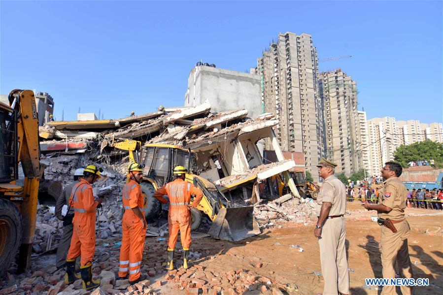 INDIA-GREATER NOIDA-BUILDING COLLAPSE