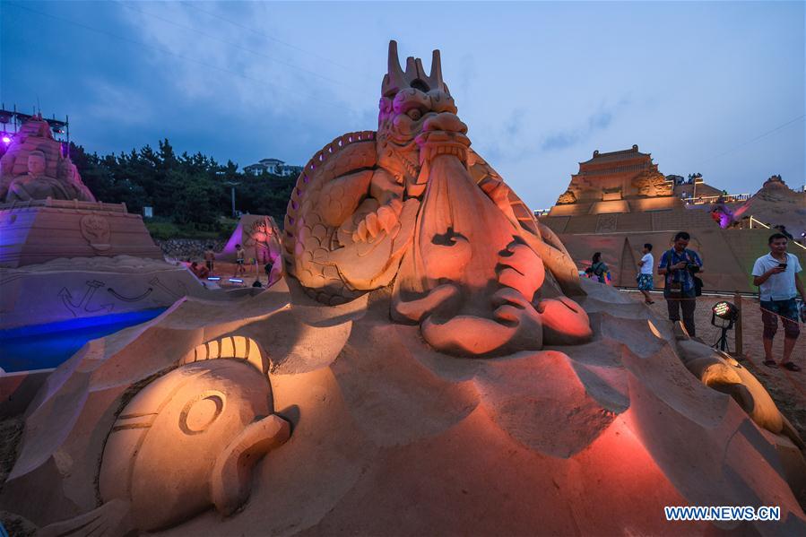 CHINA-ZHEJIANG-SAND SCULPTURE-FESTIVAL (CN)