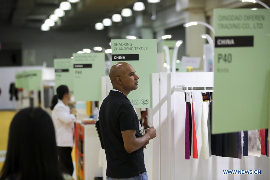 U.S.-NEW YORK-CHINESE TEXTILE AND APPAREL TRADE SHOW