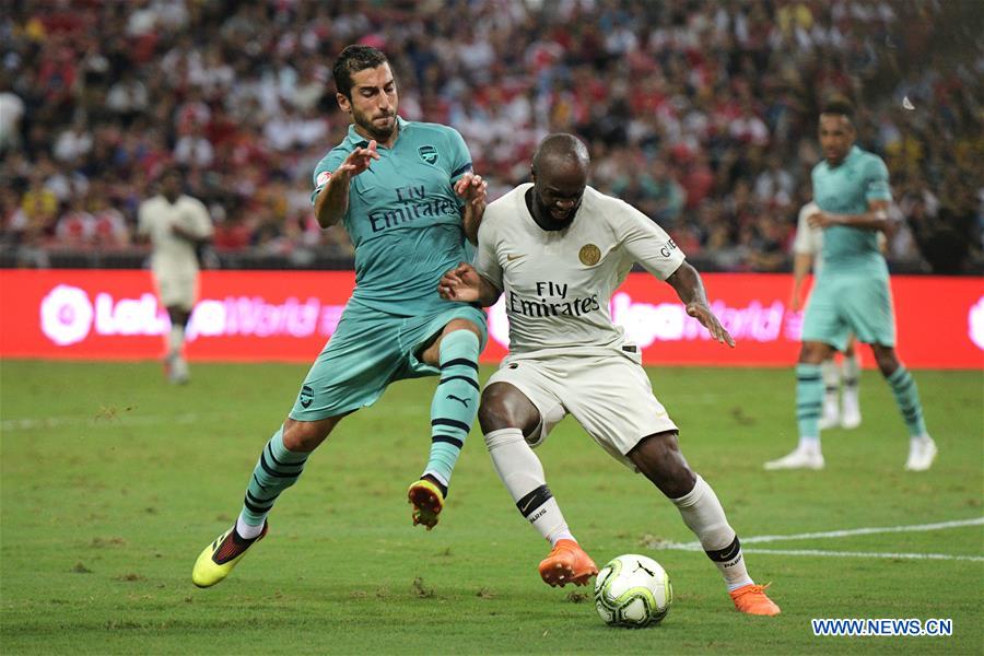 (SP)SINGAPORE-SOCCER-INTERNATIONAL CHAMPIONS CUP-ARSENAL VS PARIS SAINT-GERMAIN