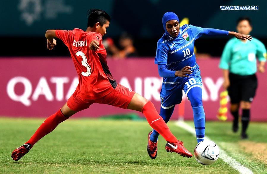 (SP)INDONESIA-PALEMBANG-ASIAN GAMES-FOOTBALL-INDONESIA VS MALDIVES