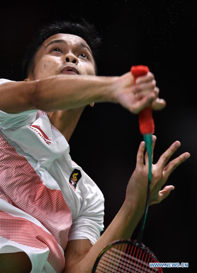 (SP)INDONESIA-JAKARTA-ASIAN GAMES-BADMINTON-MEN'S TEAM FINAL