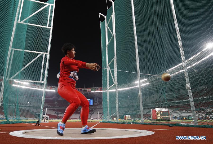 (SP)INDONESIA-JAKARTA-ASIAN GAMES-ATHLETICS-WOMEN'S HAMMER THROW