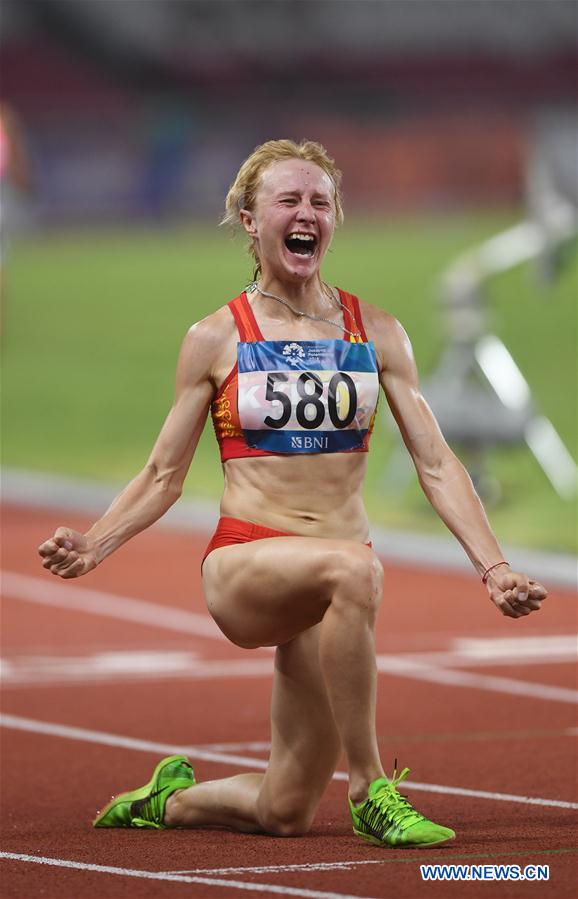 (SP)INDONESIA-JAKARTA-ASIAN GAMES-ATHLETICS-WOMEN'S 10000M FINAL