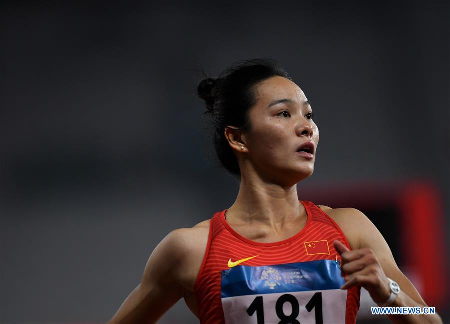 (SP)INDONESIA-JAKARTA-ASIAN GAMES-ATHLETICS-WOMEN'S 100M