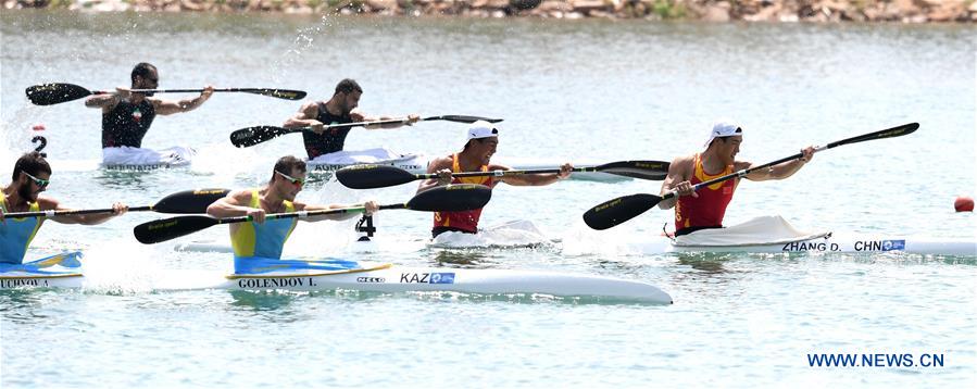 (SP)INDONESIA-PALEMBANG-ASIAN GAMES-MEN'S KAYAK DOUBLE (K2) 1000M