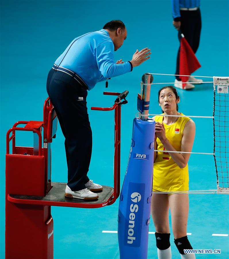 (SP)INDONESIA-JAKARTA-ASIAN GAMES-VOLLEYBALL-WOMEN'S SEMIFINAL