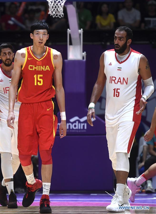 (SP)INDONESIA-JAKARTA-ASIAN GAMES-MEN'S BASKETBALL FINAL-CHINA VS IRAN