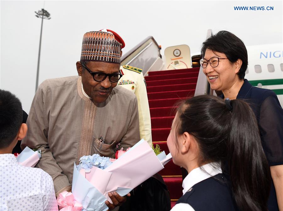 CHINA-BEIJING-NIGERIAN PRESIDENT-ARRIVAL (CN)