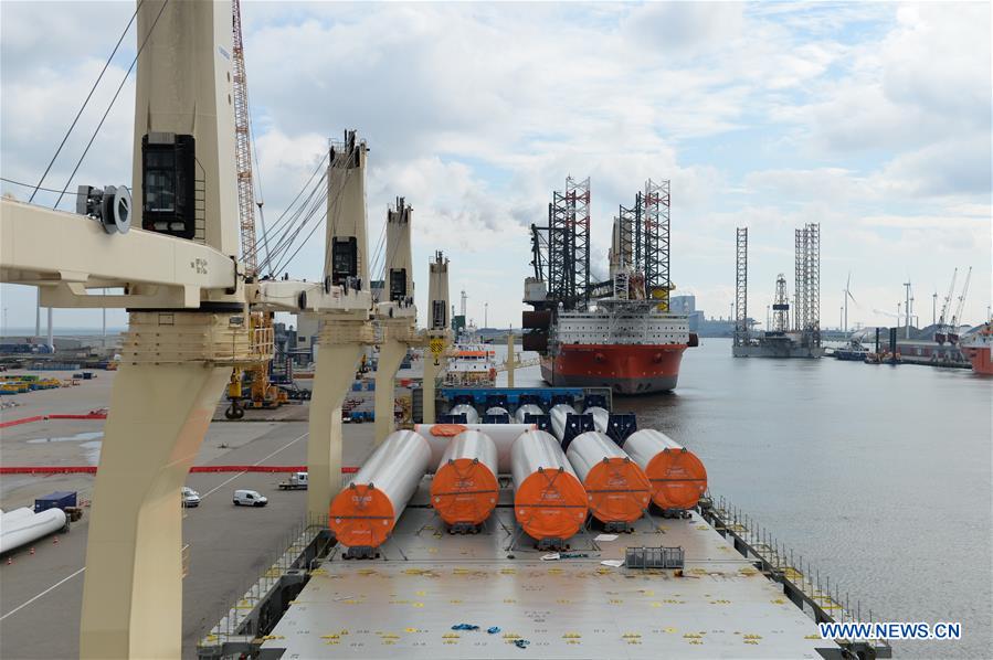 THE NETHERLANDS-EEMSHAVEN-TIAN EN-ARRIVAL