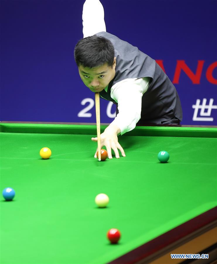 (SP)CHINA-SHANGHAI-SNOOKER-SHANGHAI MASTERS 2018 (CN)