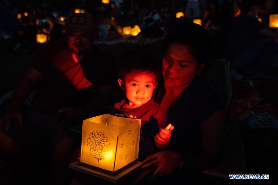 US-LOS ANGELES-WATER LANTERN FESTIVAL