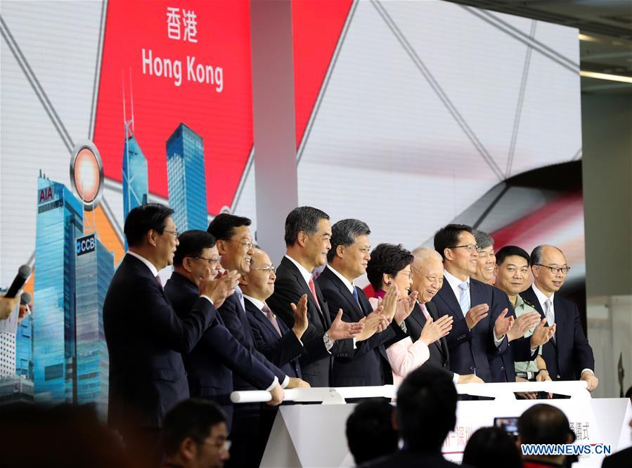 CHINA-HONG KONG-HIGH SPEED RAIL-OPENING (CN)