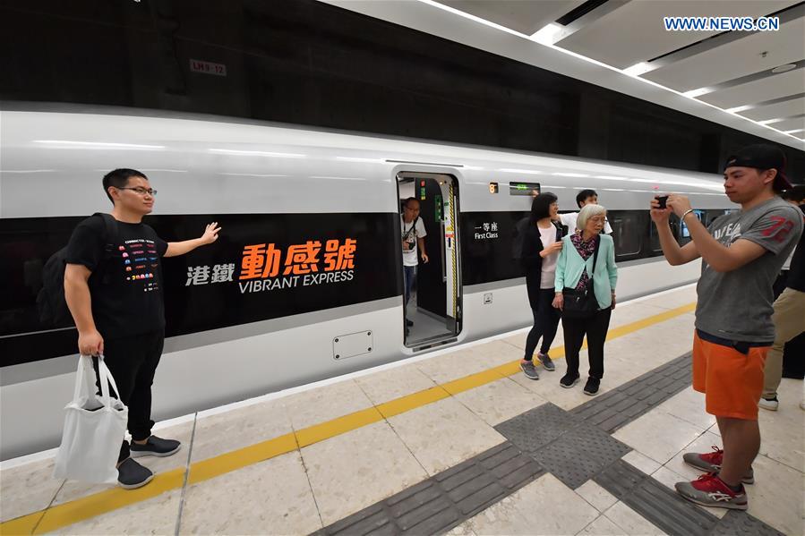 CHINA-HONG KONG-HIGH-SPEED RAILWAY-OPENING (CN)