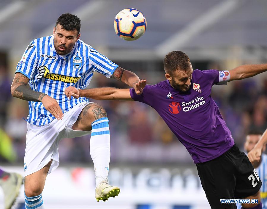 (SP)ITALY-FLORENCE-SOCCER-ITALY SERIE A-FIORENTINA VS SPAL