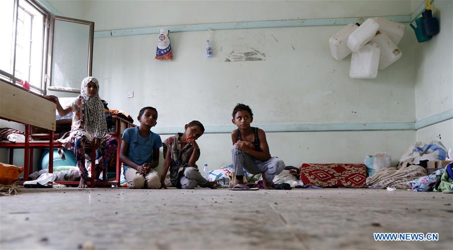 YEMEN-HODEIDAH-DISPLACED PEOPLE