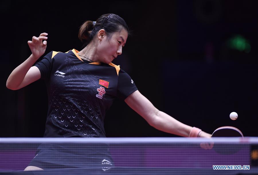 (SP)CHINA-CHENGDU-TABLE TENNIS-ITTF WOMEN'S WORLD CUP-QUARTERFINALS (CN)