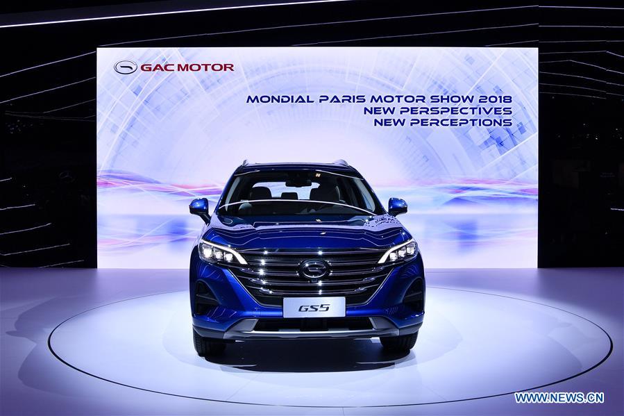 FRANCE-PARIS-PARIS MOTOR SHOW-GAC MOTOR GS5