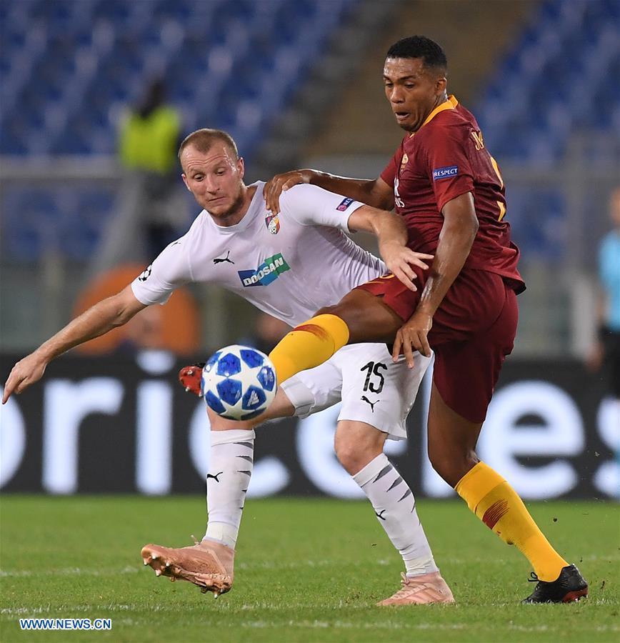 (SP)ITALY-ROME-SOCCER-UEFA CHAMPIONS LEAGUE-ROMA VS VIKTORIA PLZEN