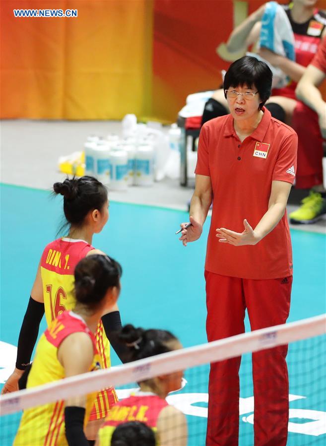 (SP)JAPAN-SAPPORO-VOLLEYBALL-WOMEN'S WORLD CHAMPIONSHIP-CHINA VS ITALY