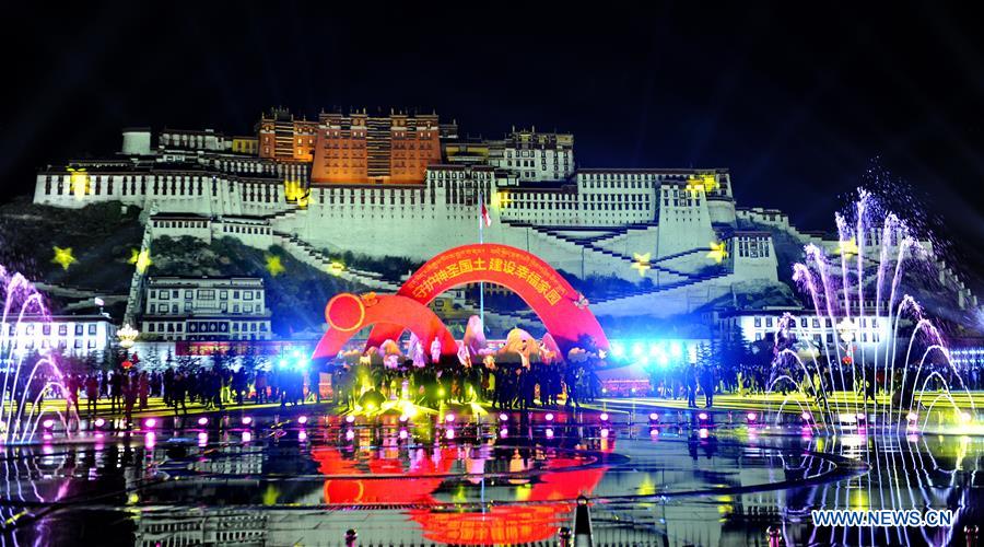 CHINA-LHASA-POTALA PALACE-LIGHT SHOW (CN)