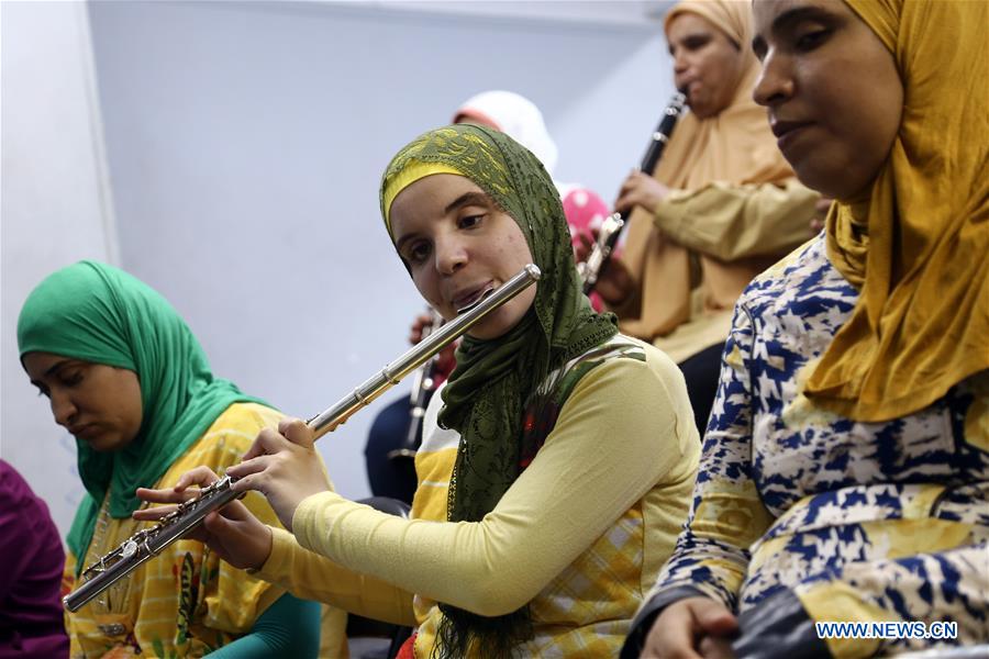 EGYPT-CAIRO-OPERA HOUSE-BLIND FEMALE ORCHESTRA