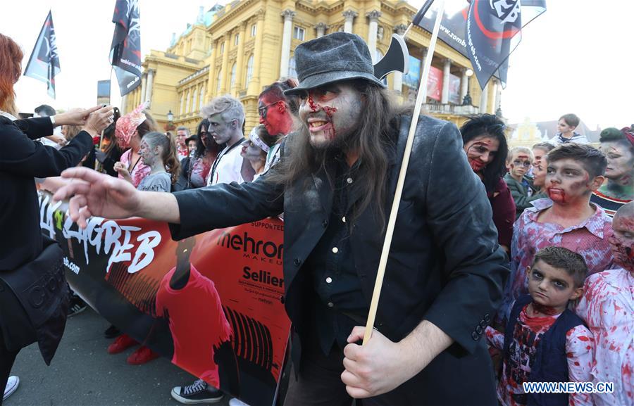 CROATIA-ZAGREB-ZOMBIE WALK