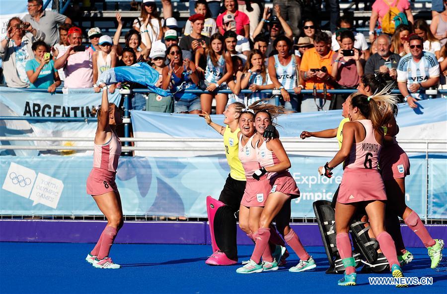 (SP)ARGENTINA-BUENOS AIRES-SUMMER YOUTH OLYMPIC GAMES-HOCKEY5S-WOMEN'S FINAL