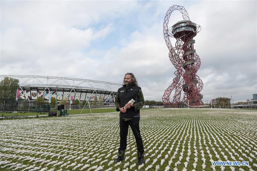 BRITAIN-LONDON-INSTALLATION-SHROUDS OF THE SOMME