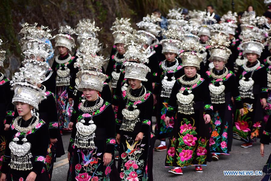 #CHINA-GUIZHOU-MIAO ETHNIC GROUP-NEW YEAR-CELEBRATION (CN) 