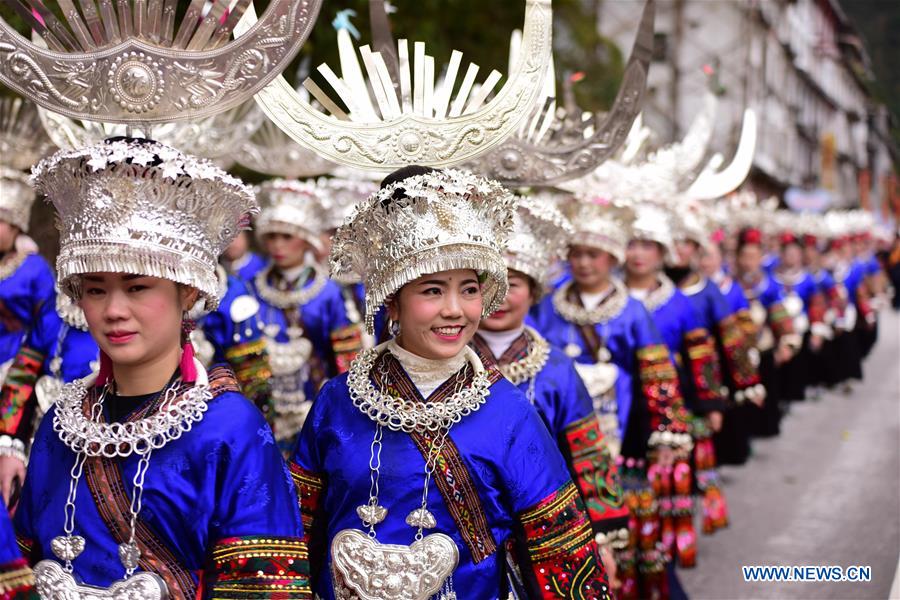 #CHINA-GUIZHOU-MIAO ETHNIC GROUP-NEW YEAR-CELEBRATION (CN) 