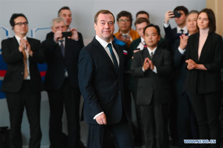 RUSSIA-SABETTA-YAMAL LNG PROJECT-DMITRY MEDVEDEV