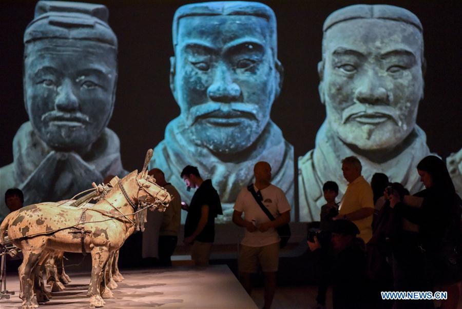 NEW ZEALAND-WELLINGTON-CHINA-TERRACOTTA WARRIORS-FIRST DAY OPEN