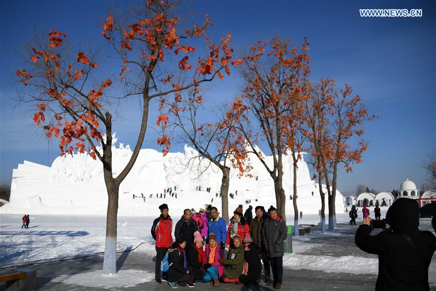 CHINA-HARBIN-SNOW SCULPTURE ART EXPO (CN)