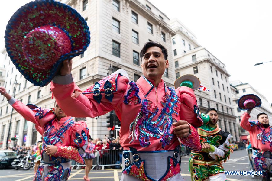 BRITAIN-LONDON-NEW YEAR-PARADE