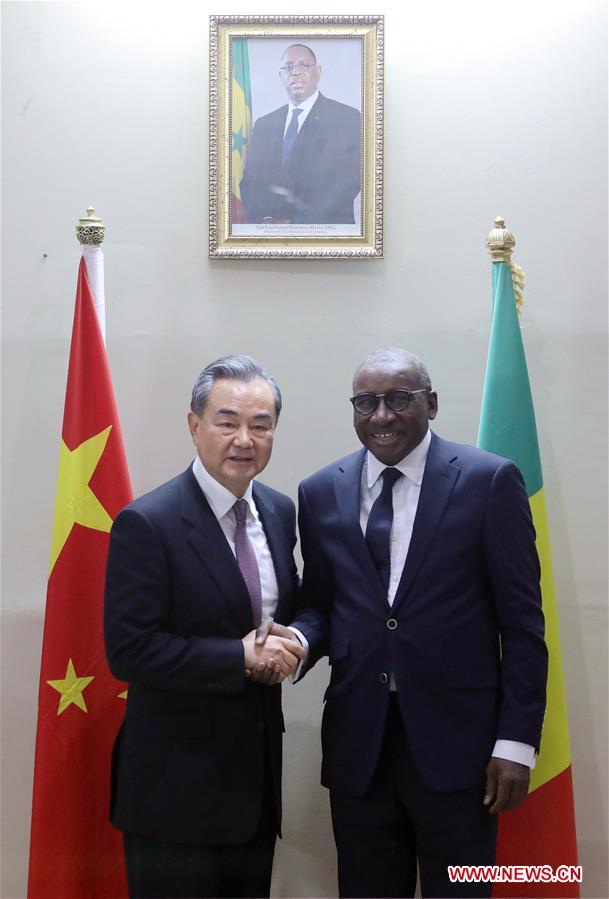 SENEGAL-DAKAR-CHINA-WANG YI-FM-TALKS