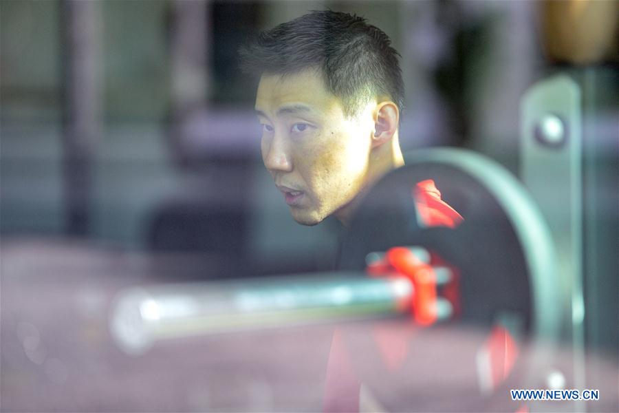 (SP)MALAYSIA-KUALA LUMPUR-BADMINTON-LEE CHONG WEI-TRAINING