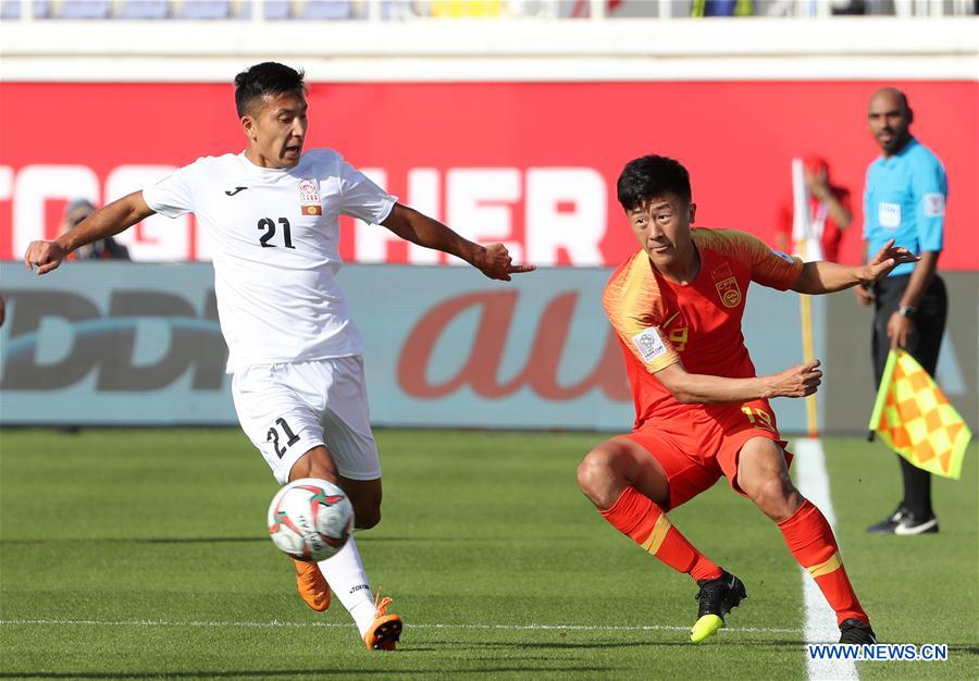 (SP)UAE-AL AIN-SOCCER-ASIAN CUP-CHINA VS KYRGYZ REPUBLIC